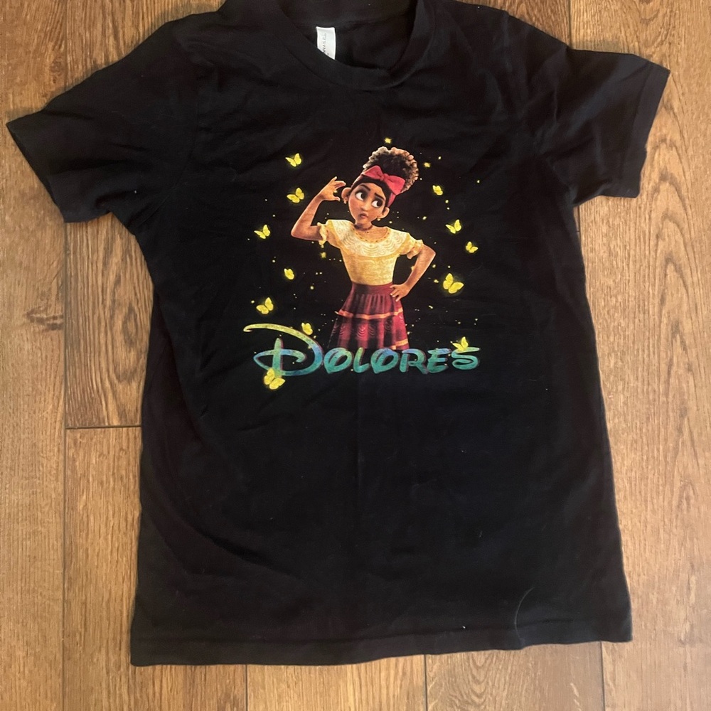 Bella Canvas Black T-Shirt with Red and Yellow Graphic